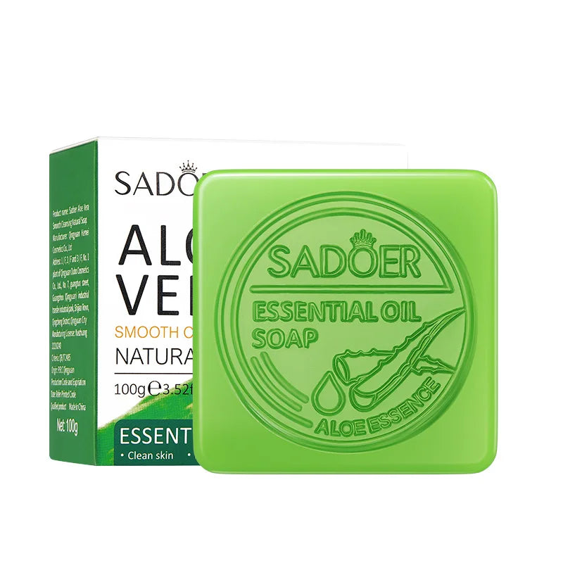 Aloe Vera Facial Soap - Handmade Essential Oil Cleanser 100g