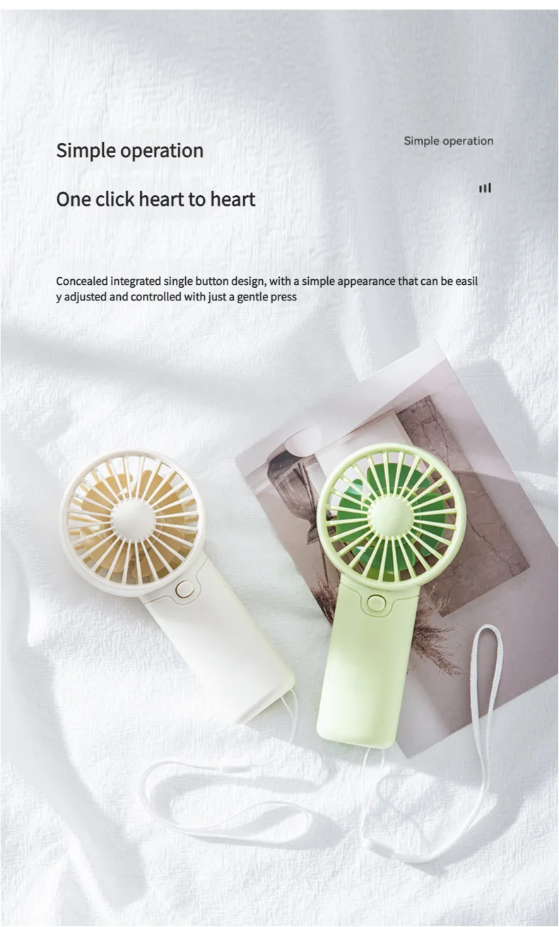 MEET SUN Portable Fan, Creative Compact Pocket Handheld Fan, Lightweight Mini Fan (AAA Batteries Not Included)