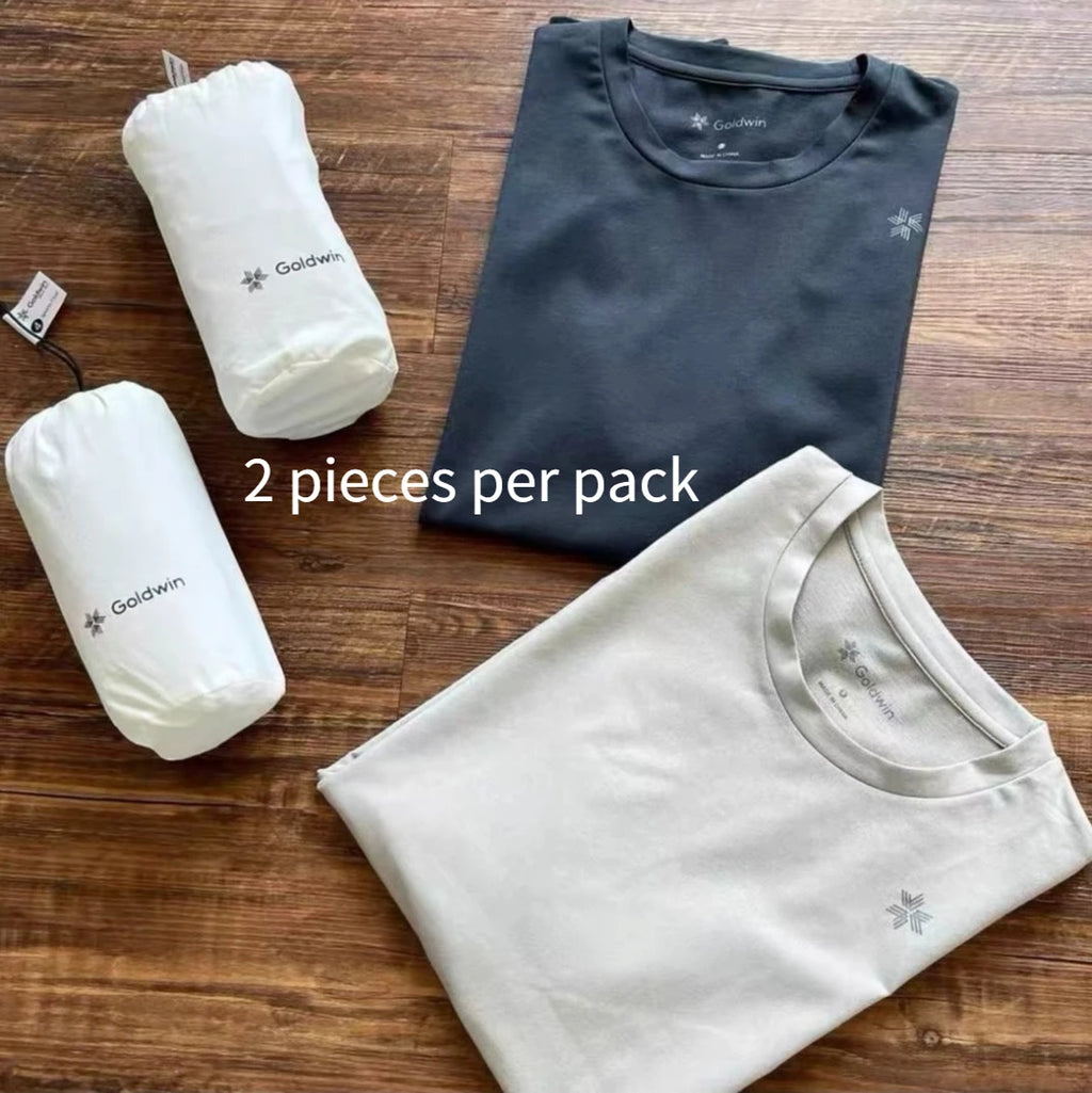 Goldwin outdoor function all-weather composite four-dimensional elastic technology quick-drying short-sleeved T-shirt