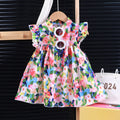 Baby Girls Beach Dresses Summer Soft Breathable Kids Girls Clothing Children Holiday A-Line Dress Vestidos 2025