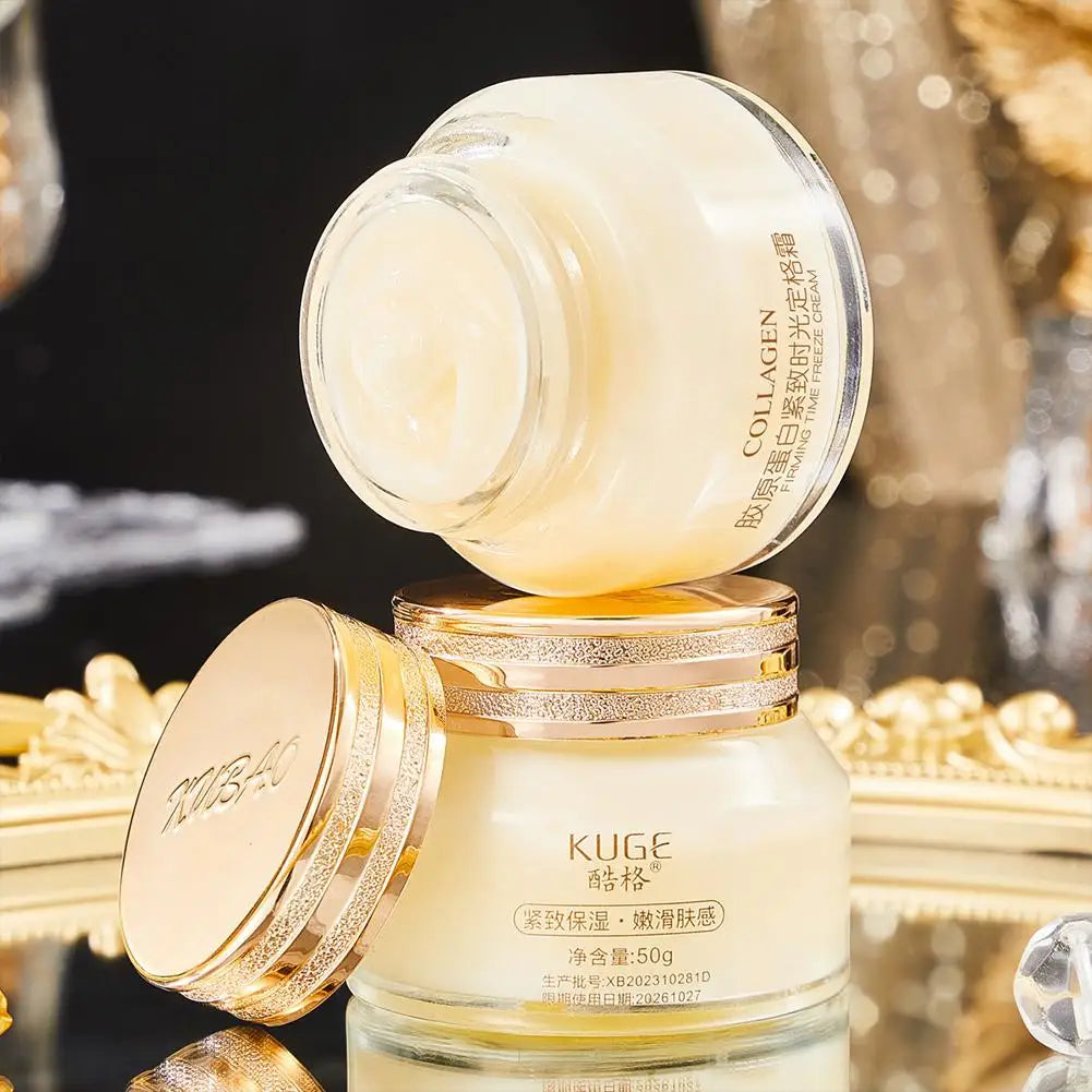 24k Gold Ginseng Face Cream Polypeptide Moisturizing Niacinamide Facial Serum For Skin Care Cream 24k Gold Ginseng Serum