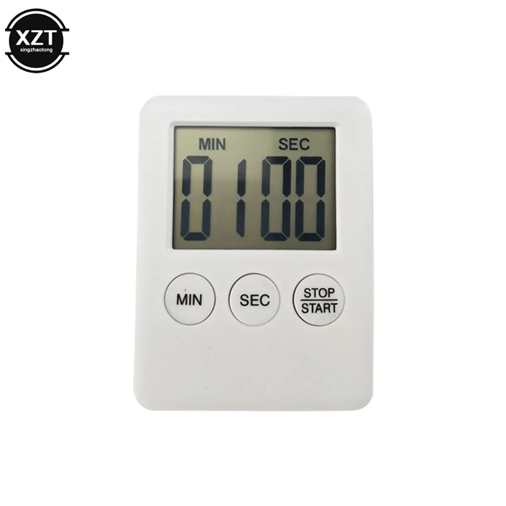 Temporizador magnético de cocina digital, para cocinar y hornear, con pantalla LCD, cuenta regresiva y ascendente, alarma sonora, reloj con imán, accesorios de cocina