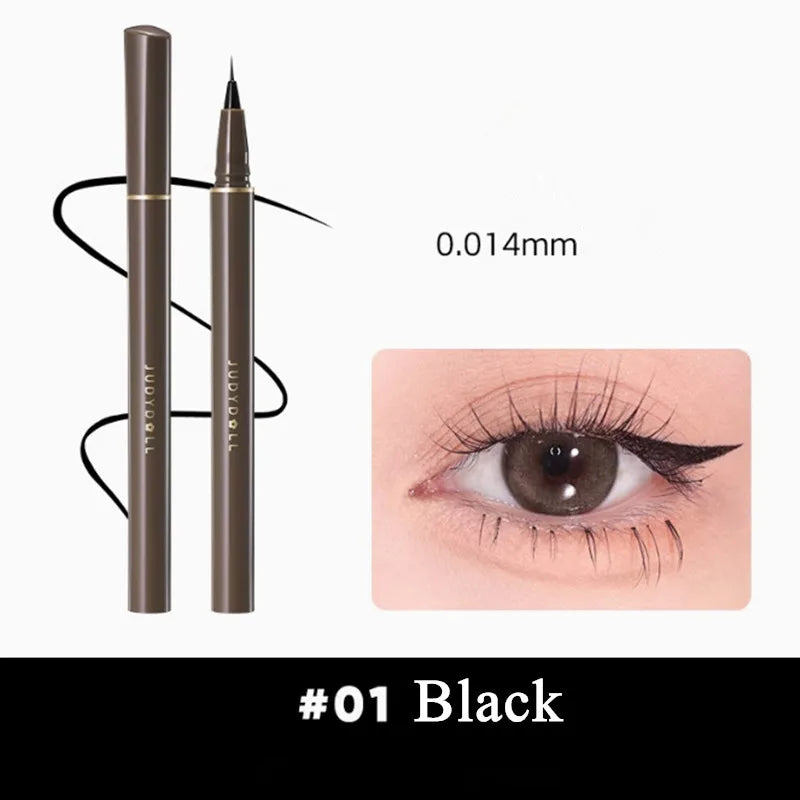 Judydoll Ultra-Fine Liquid Eyeliner Pen Matte Lying Silkworm Eye Lash Pencil Fast Dry Smooth Lasting Eye Shadow Stick Makeup