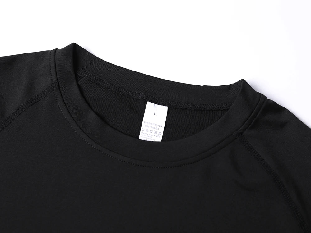 Men's Workout Compression Shirt Turtleneck Long Sleeve Rash Guard Gym Base Layer Athletic Undershirt Gear Sports Shirt