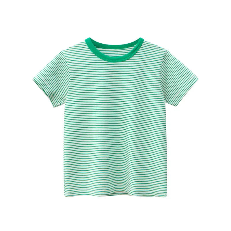 Tsaujia Boys' Short Sleeve Cotton T-Shirt - Cartoon Print Active Top