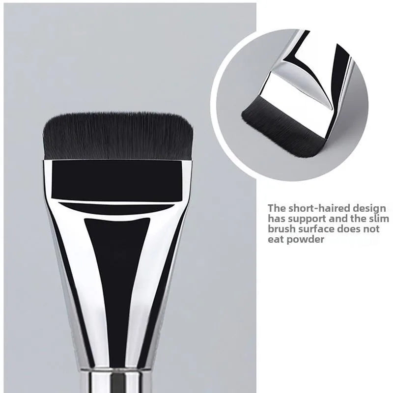 One-word foundation brush flat head base makeup brush concealer brush contour brush makeup tool brush student makeup tool