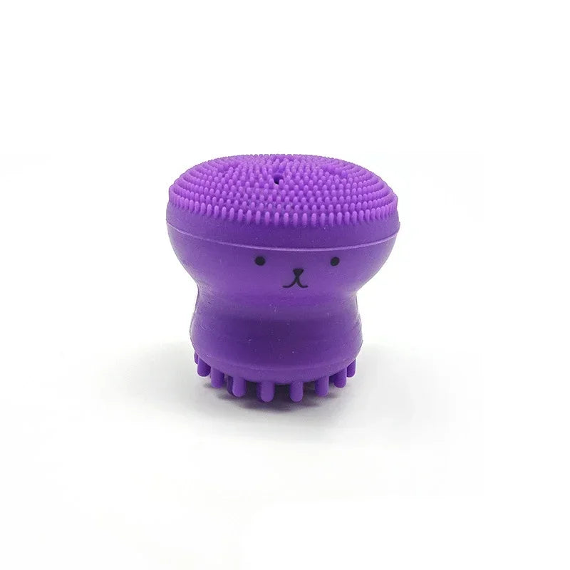 Double-Sided Silicone Facial Cleansing Brush For Acne Prone Skin Blackhead Removal Pore Cleaner Exfoliator