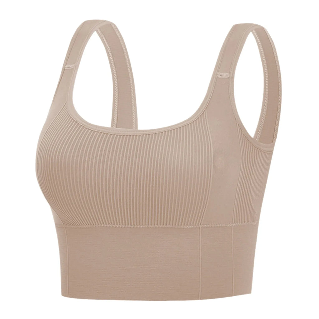 Women Summer Seamless Wireless Fixed Wide Strap Bandeau Tube Top Back Vest Casual Daily Soft Comfortable Underwear Lingerie