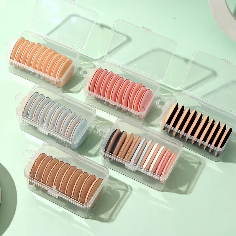 YS00079-- Mini finger puff small air cushion concealer water drops cotton candy makeup finger puff 1pcs/3pcs35pcs/10pcs