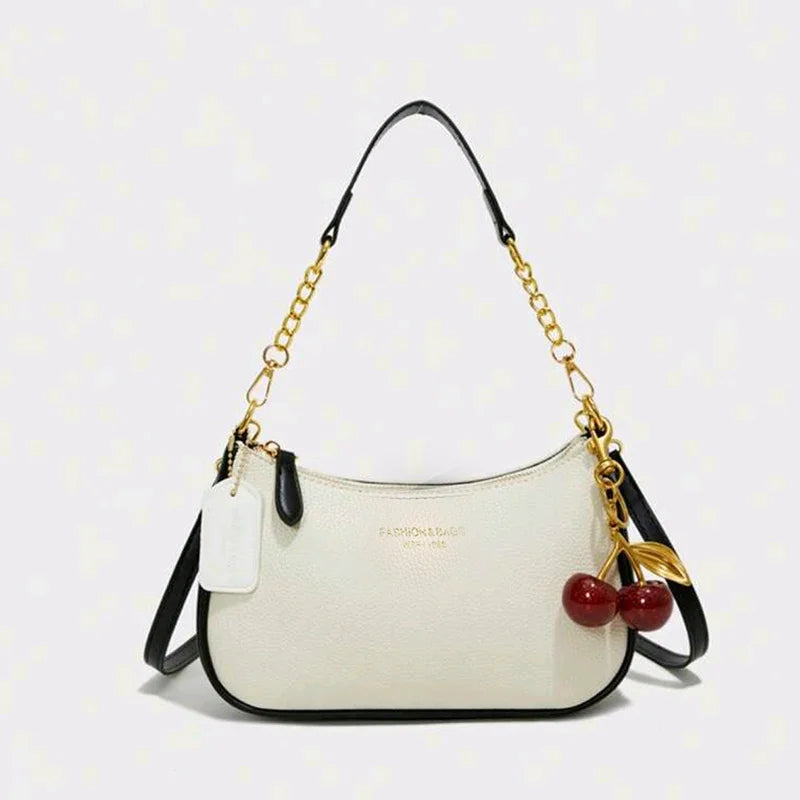 Crossbody Bag for Women Adjustable Strap Crescent Shoulder Bag PU Leather Zipper Closure Casual Handbag for Work Travel