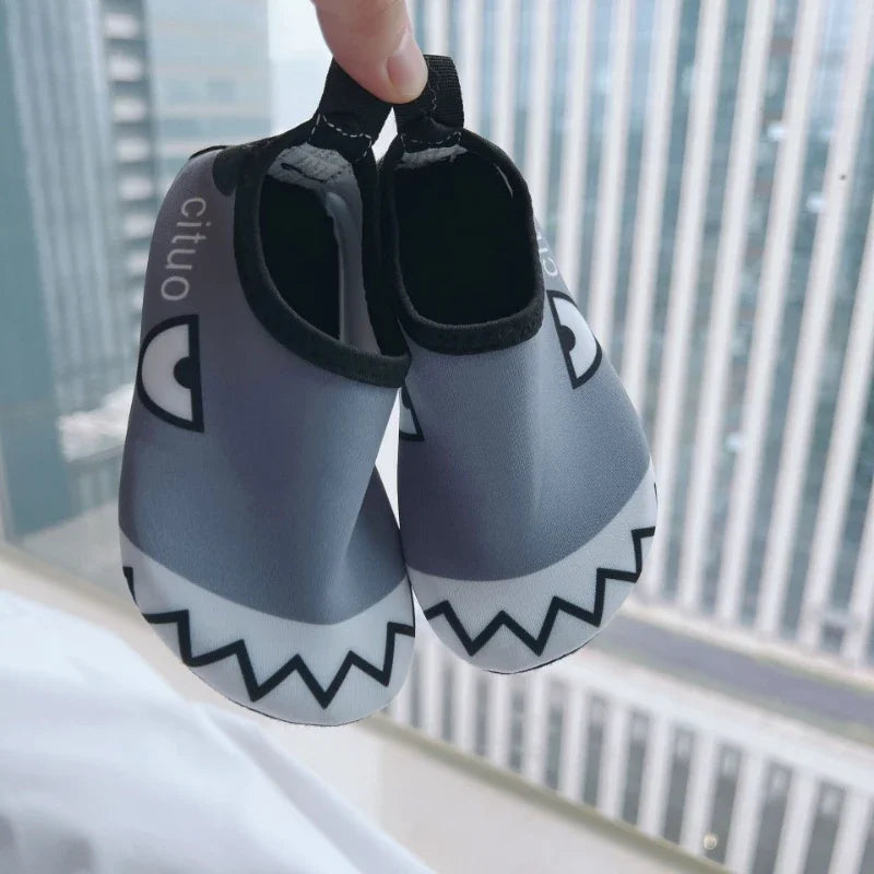 Kids Print Aqua Water Shoes – Beach, Swim & Outdoor Sneakers