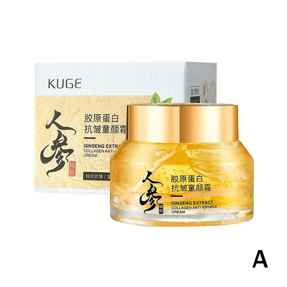 24k Gold Ginseng Face Cream Polypeptide Moisturizing Niacinamide Facial Serum For Skin Care Cream 24k Gold Ginseng Serum