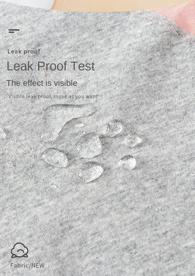 Cotton Menstrual Panties Leak Proof Breathable Cartoon cat Panties Woman Women Girls Physiological Pants Women's Intimates M-XL