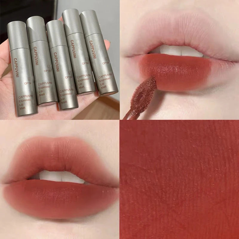 Cappuvini Velvet Matte Liquid Lipstick - Waterproof Moisturizing Lip Glaze