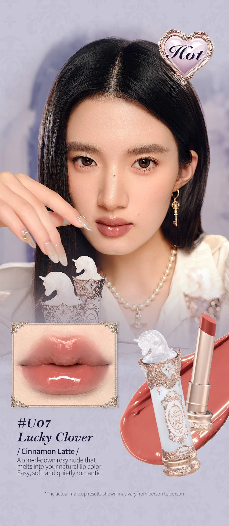 [NEW]Flower Knows Knight Unicorn Collection Glazed Lipstick