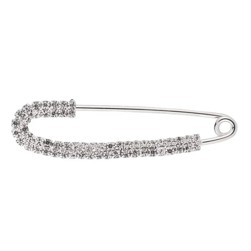 Detachable Metal Pins For Clothing Elegant Clip On Brooches For Women's Sweaters Cardigans Dresses