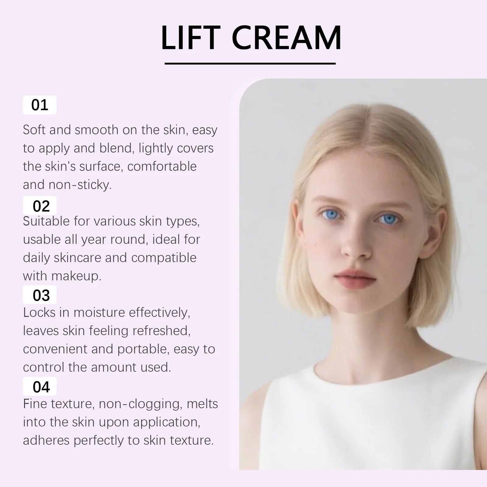 Firming and Lifting Face Cream Reduces Fine Lines Improve Sagging Skin Tightening Nourishing Skin Elasticity Boost Skin Care