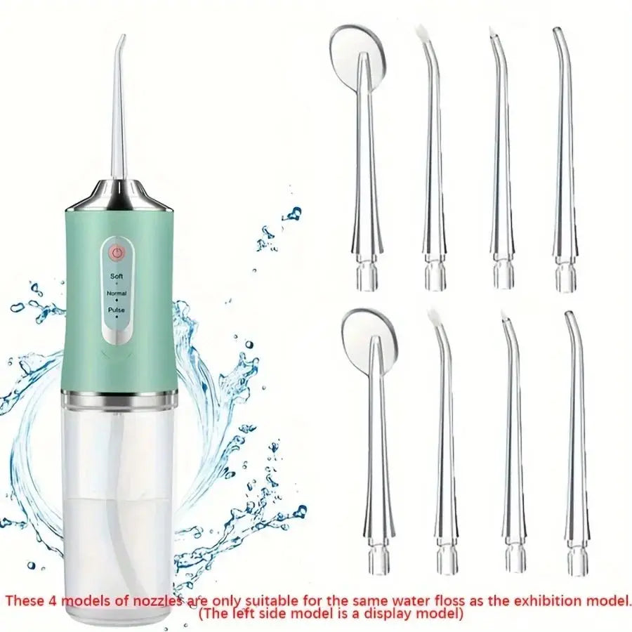8 boquillas dentales bucales reemplazables por juego para irrigador bucal, chorro de agua dental, palillo de agua, enjuague bucal, hilo dental