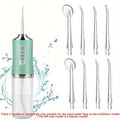 8 boquillas dentales bucales reemplazables por juego para irrigador bucal, chorro de agua dental, palillo de agua, enjuague bucal, hilo dental