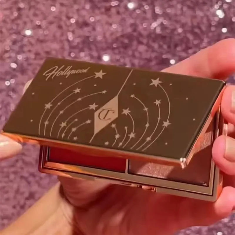 Charlotte Tilbury PILLOW TALK Series Soft Heart Double Color Powder Blusher Color Plate Hot Color Code First Love Sex on Fire