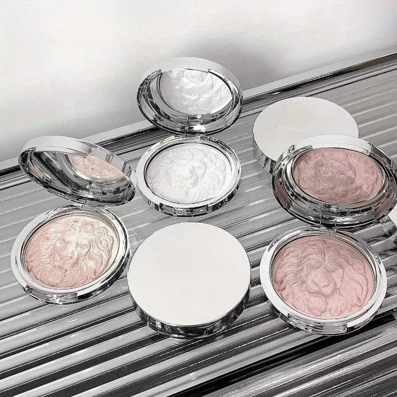 Lion Series High-Gloss Powder, Clear & Glittering, Fine Pearlescent Luster, High-End Texture, Long-Lasting High-Gloss Paste