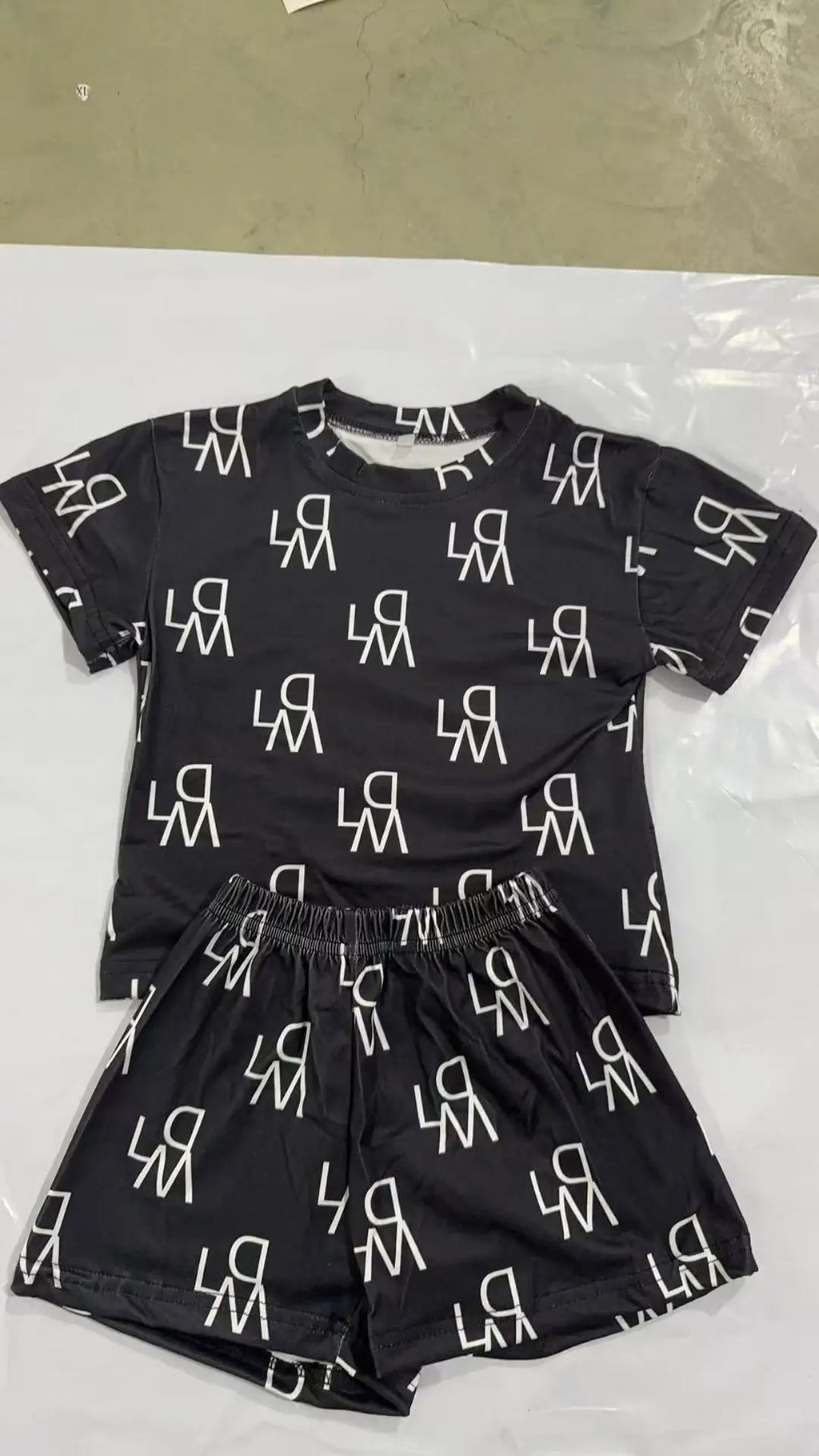 2026 Summer New Style Children'S Boys' Suit Casual Fashion Trendy Stylish Two-Piece Set Short-Sleeve Top Trendy
