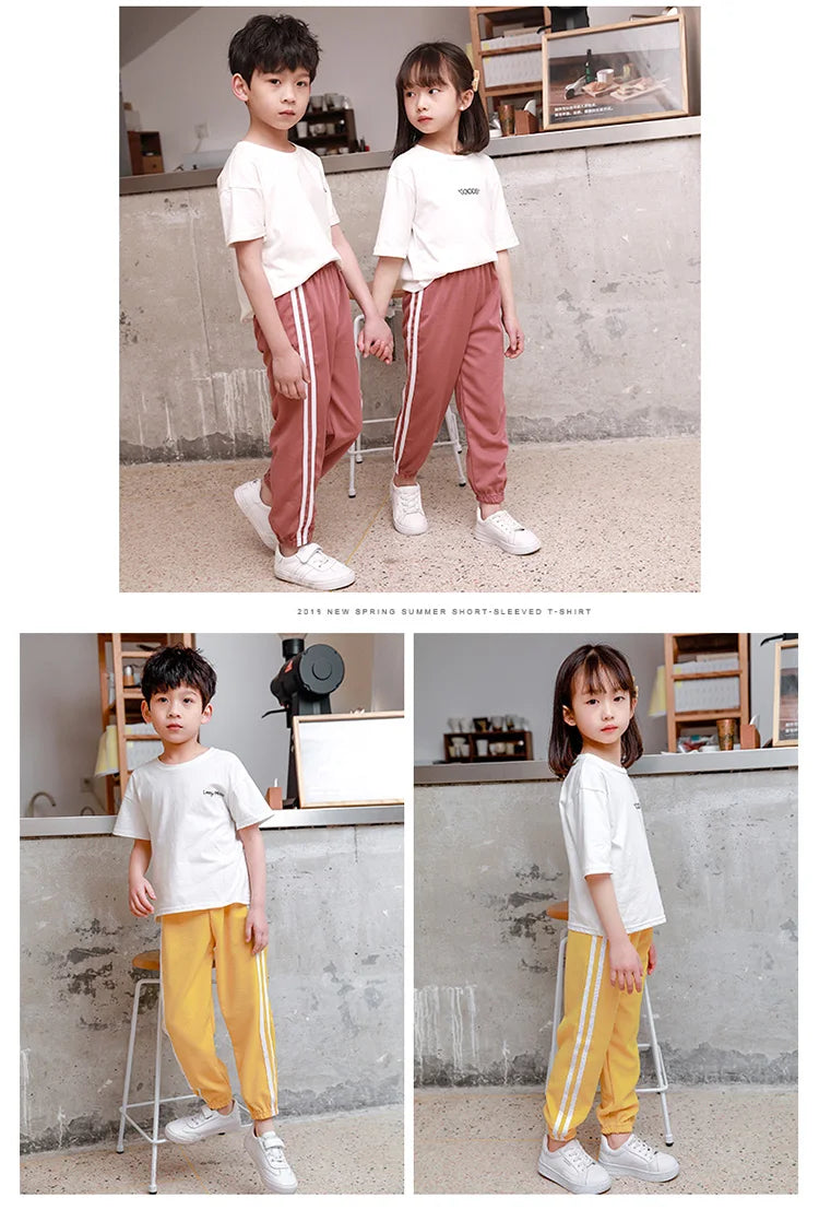 Tinoluling Kids Sport Trousers - Unisex Summer Athletic Pants