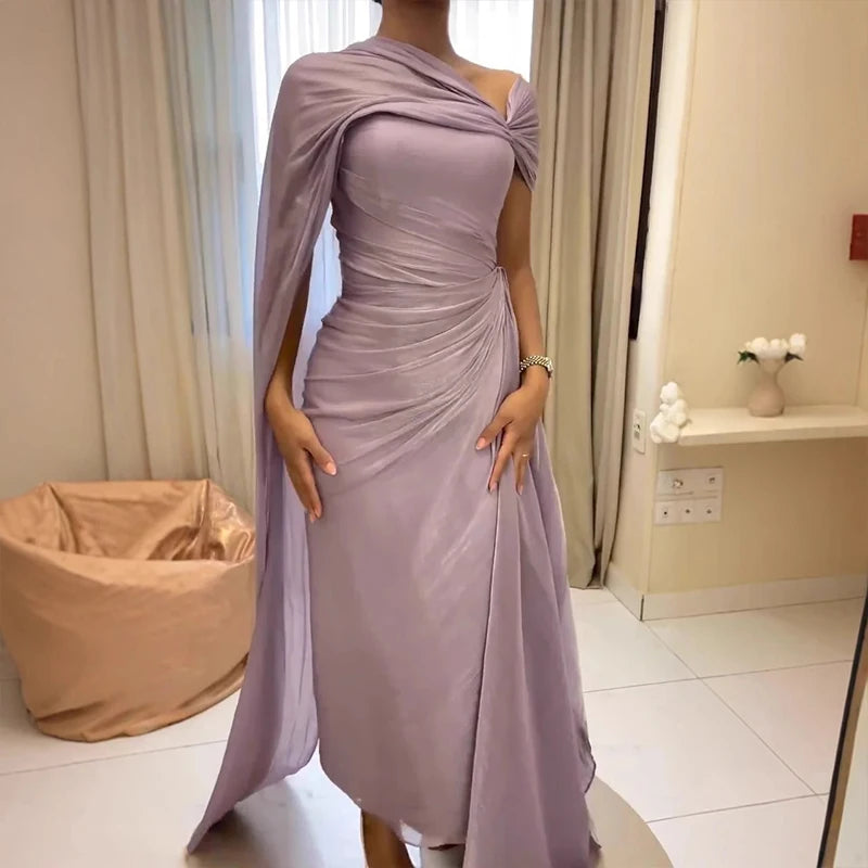 Elegant Off Shoulder Hollow Out Women Party Dress Spring Summer Sexy Backless Slim Long Dress Fashion Asymmetrical Ribbon Dress