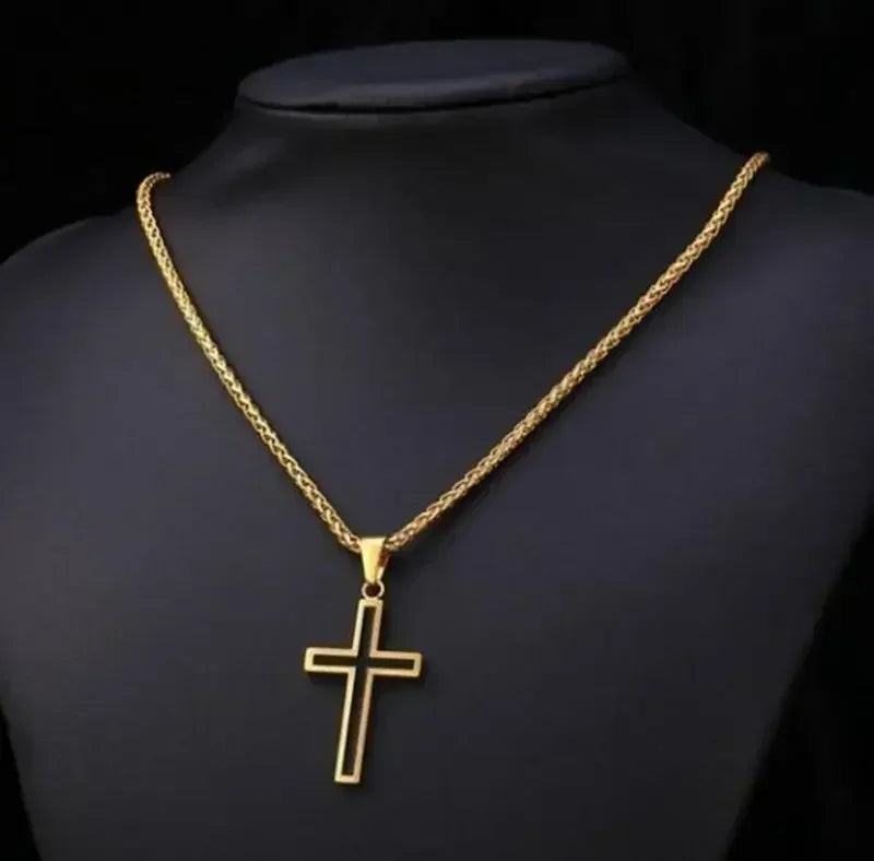 Christian Jesus Portrait Iced Out Necklace Pendant For Men And Women Cross Catholic Amulet Jewelry