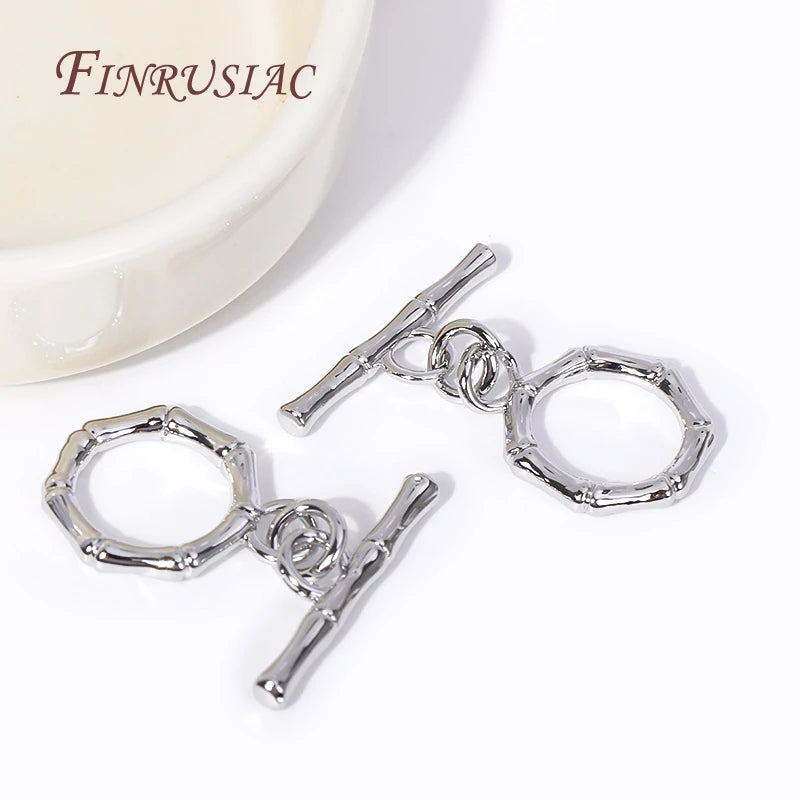 18K Gold Plated Toggle Clasps For Jewelry Making Premium Brass Craft Supplies For DIY Jewelry