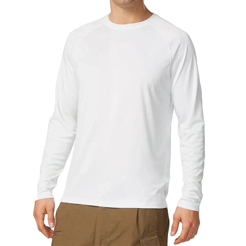 Men's Long Sleeve UPF 50+ Sun Protection Performance T-Shirt