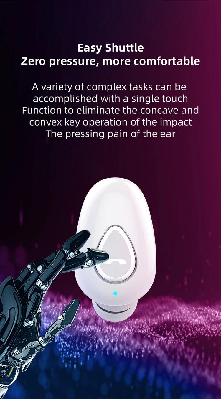 YX01 Mini Invisible Ture Wireless Earphones Bluetooth Headphone Handsfree Hifi Stereo HD Call Headset TWS Earbud With Microphone