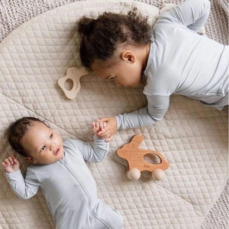 2026 New Arrivals Bamboo Fiber Toddler Baby Children's Pajamas Sets Suit For Girls Solid Long Sleeve Top+Pants Boys Sleepwear