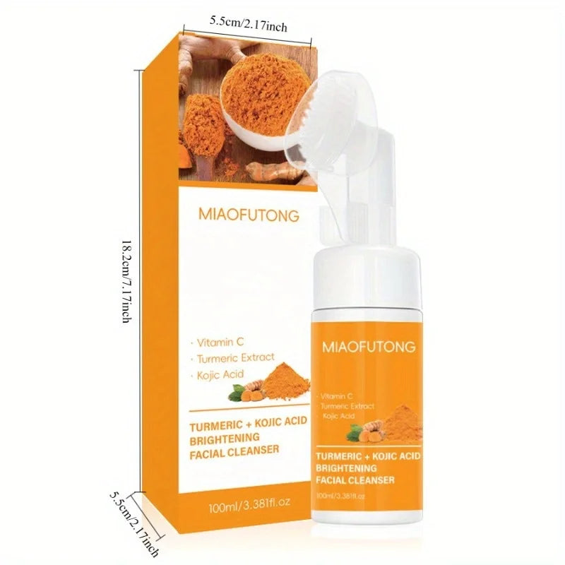 Turmeric Vitamin C and Kojic Acid Facial Cleansing Mousse