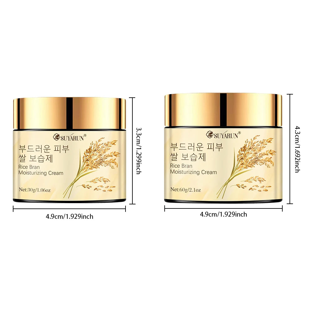 SUYARUN Rice Extract Hydrating Face Cream - Brightening Moisturizer