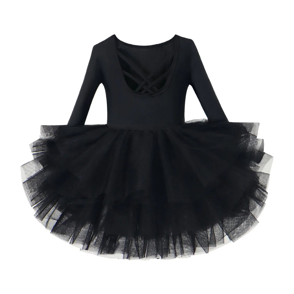 New Girl Ballet Tutu Dress 2-8 Ys Fashion Professional Kids Dancing Dress Performance Costume Princess Wedding Dress L564
