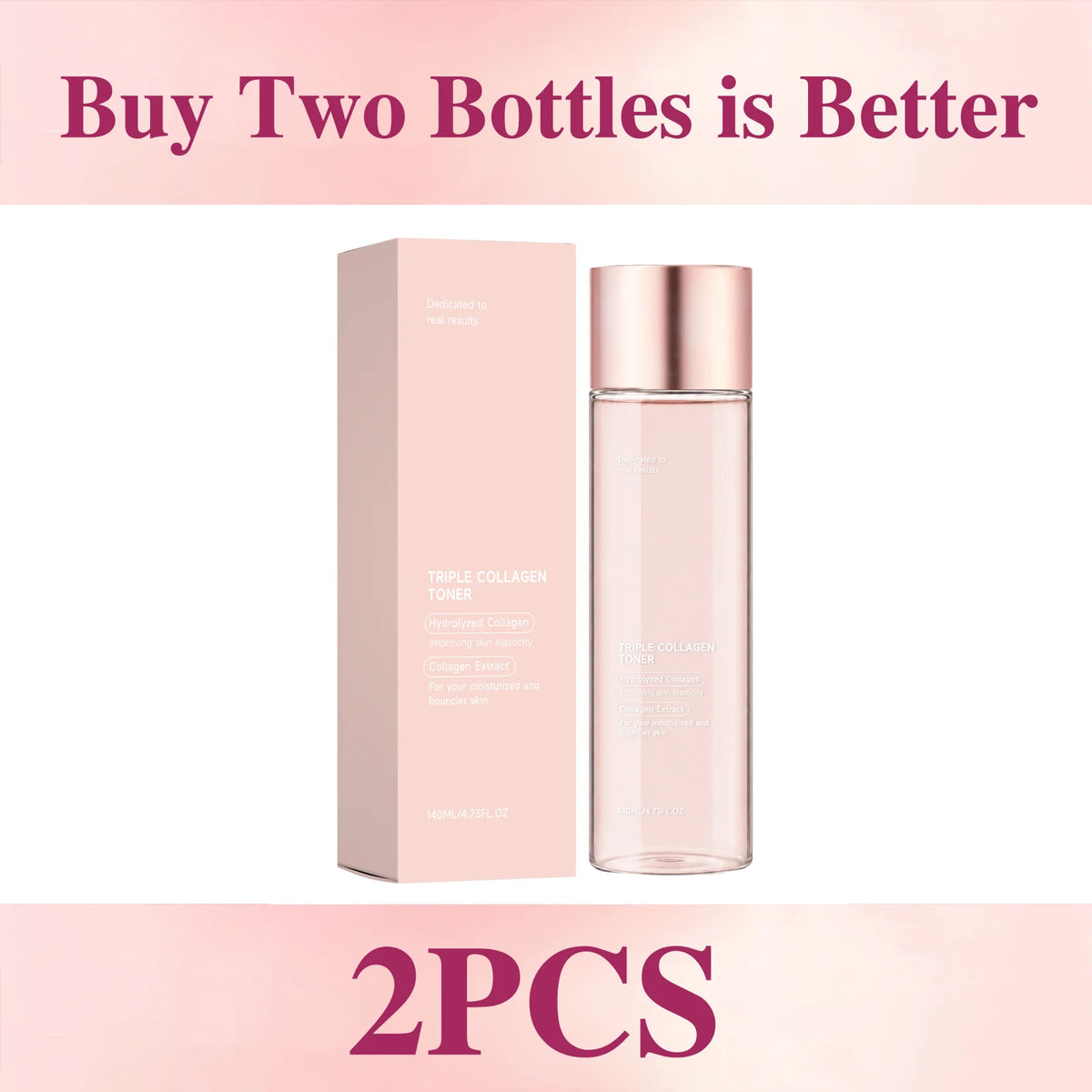 Triple Collagen Facial Toner - 140ml Hydrating & Nourishing