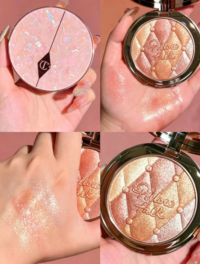 Charlotte Tilbury PILLOW TALK Series Soft Heart Double Color Powder Blusher Color Plate Hot Color Code First Love Sex on Fire