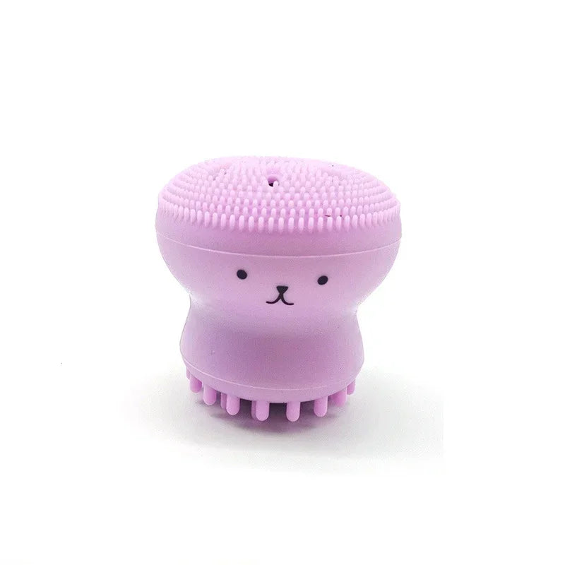 Double-Sided Silicone Facial Cleansing Brush For Acne Prone Skin Blackhead Removal Pore Cleaner Exfoliator