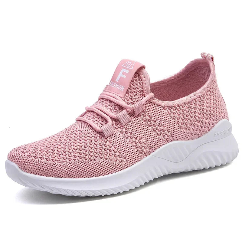 Women's Lightweight Casual Sneakers | Breathable Mesh Platform Shoes