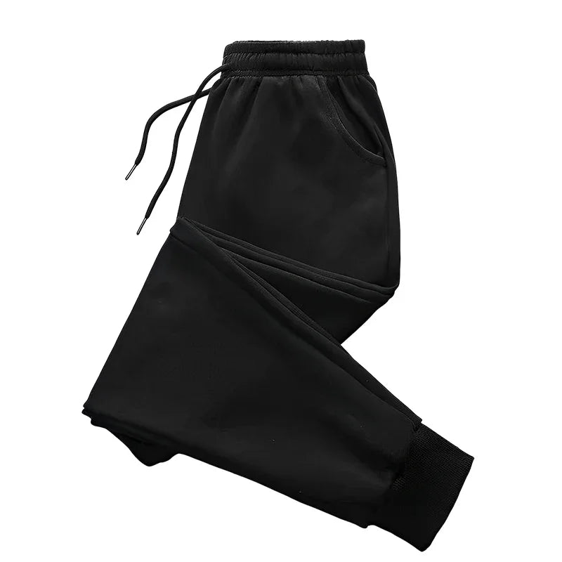 Men Sweatpants High Quality Drawstring Solid Color Jogger Pants All Season Home Outdoor Casual Sport Trousers 2025 Men's Clothes