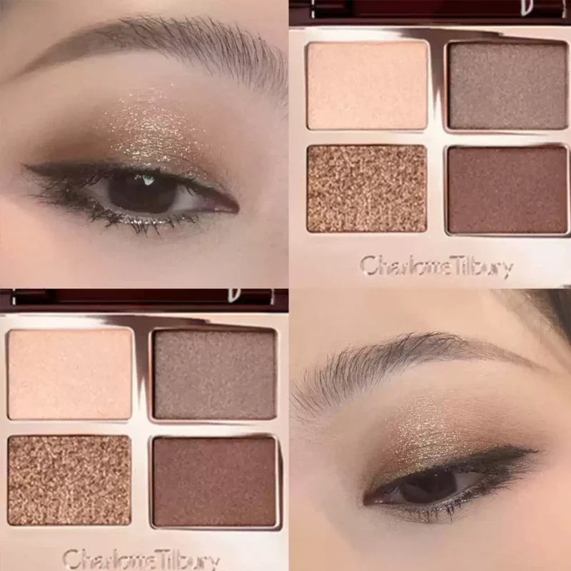 CT Eye Shadow Natural Base Makeup A Plate of Multi-purpose High Light Eye Shadow Eye Details Cool Summer Lip Gloss Makeup Suit