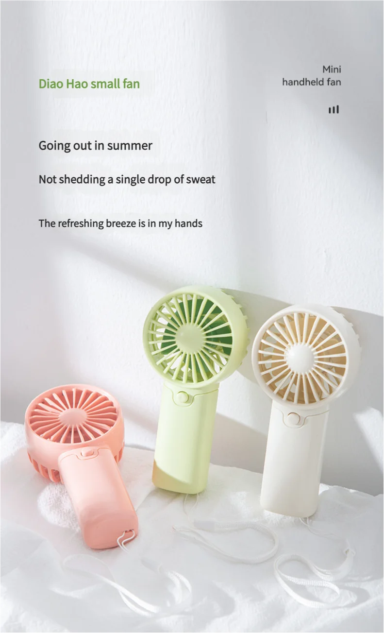 MEET SUN Portable Fan, Creative Compact Pocket Handheld Fan, Lightweight Mini Fan (AAA Batteries Not Included)