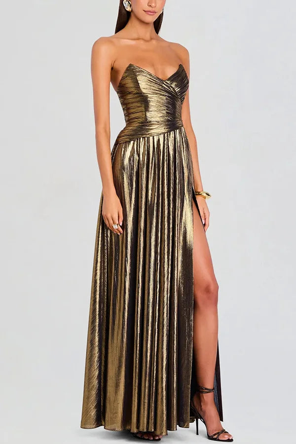 Sexy Sleeveless Backless Long Dresses For Woman Evening Party Solid High Fork Maxi Dress Vestidos Growns Nightclub