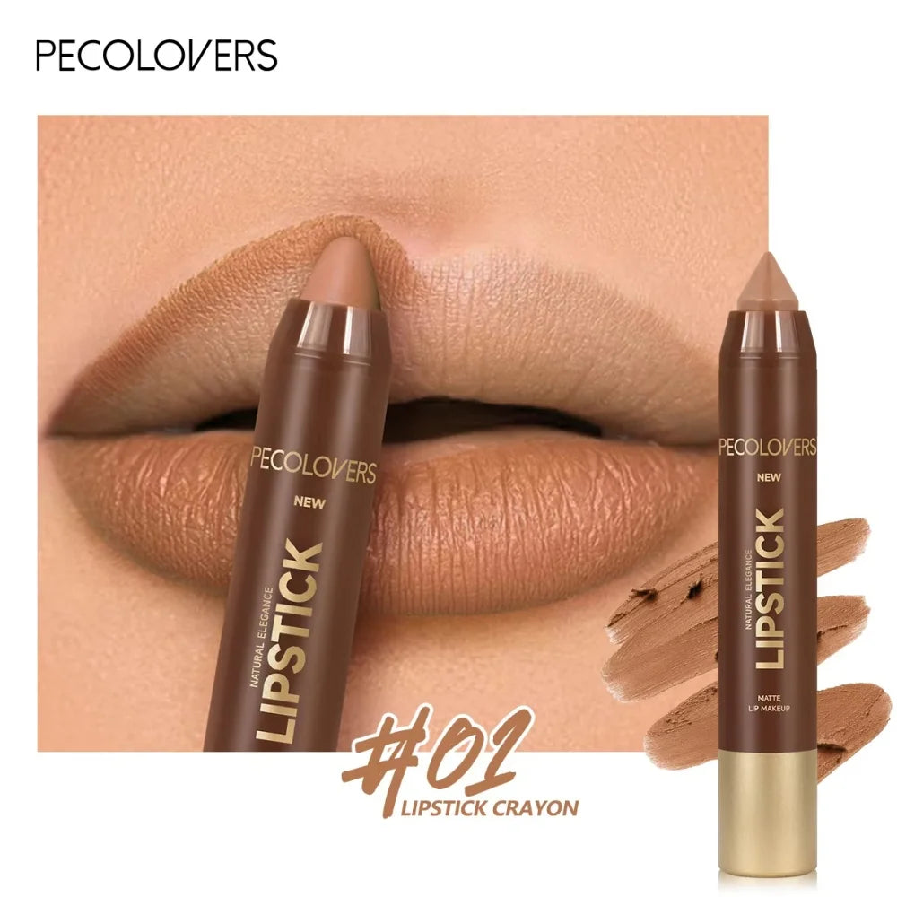 Fine Tip Lip Sexy Brown Red Lipstick Liner Pen Soft Mist Matte Lip Crayon Pencil Lip Contouring Lipliner Outline Tint Cosmetic