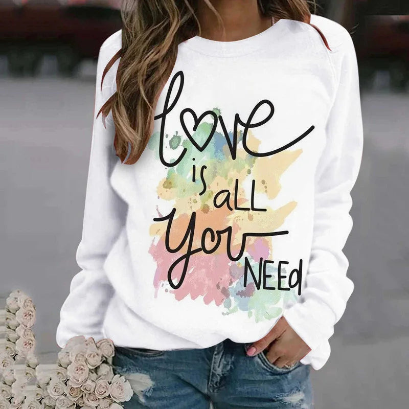 Dream Catcher 3D Print Sweatshirt - Women's Casual O-Neck Pullover