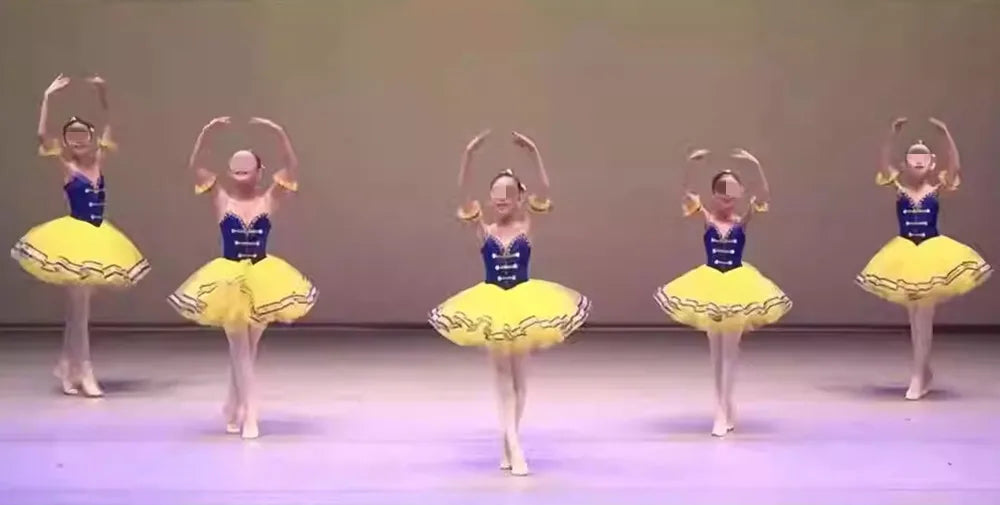 Girls Clothes Ballerine Baby Dresses Vestido Outfit Girl Ballet Leotards Robe Fille Summer Kids Ballet Dress Tutu Dance Costumes