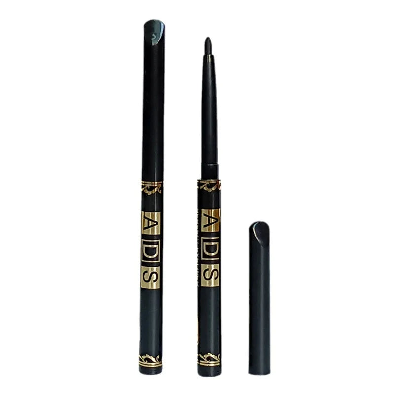 3Pcs Black Eyeliner Pencils -Waterproof, Sweatproof & Smudge-Proofwith Easy Twist Application For Flawless Eye Makeup