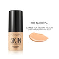 Focallure Base Facial Líquida Maquillaje en Crema Cobertura Total Corrector Control de Grasa Base Hidratante Maquillaje para Mujer