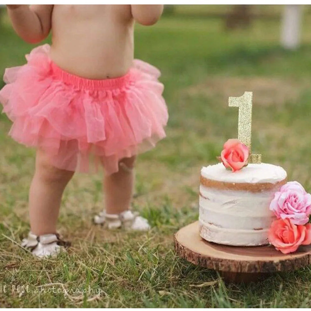 Rainbow Tulle Girls Tutu Skirt Princess Pettiskirt Baby Ballet Party Performance Clothes Newborn Photography Outfit for Kids